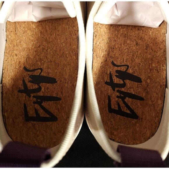 Eytys Mother of Galosch Low Top Suede Sneaker 38 7.5 Natural Shoes $69 - Picture 11 of 14